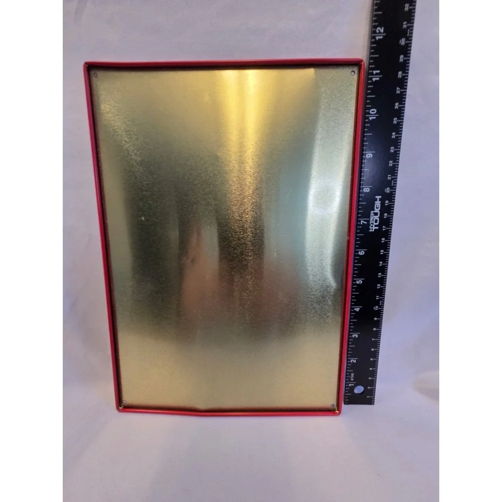 WARNING Video Game In Progress Metal Wall Sign Hanging 8.5x11 Vertical